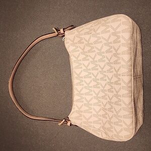 Michael Kors Monogram Tan Shoulder Bag